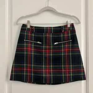 LF Plaid Mini Skirt